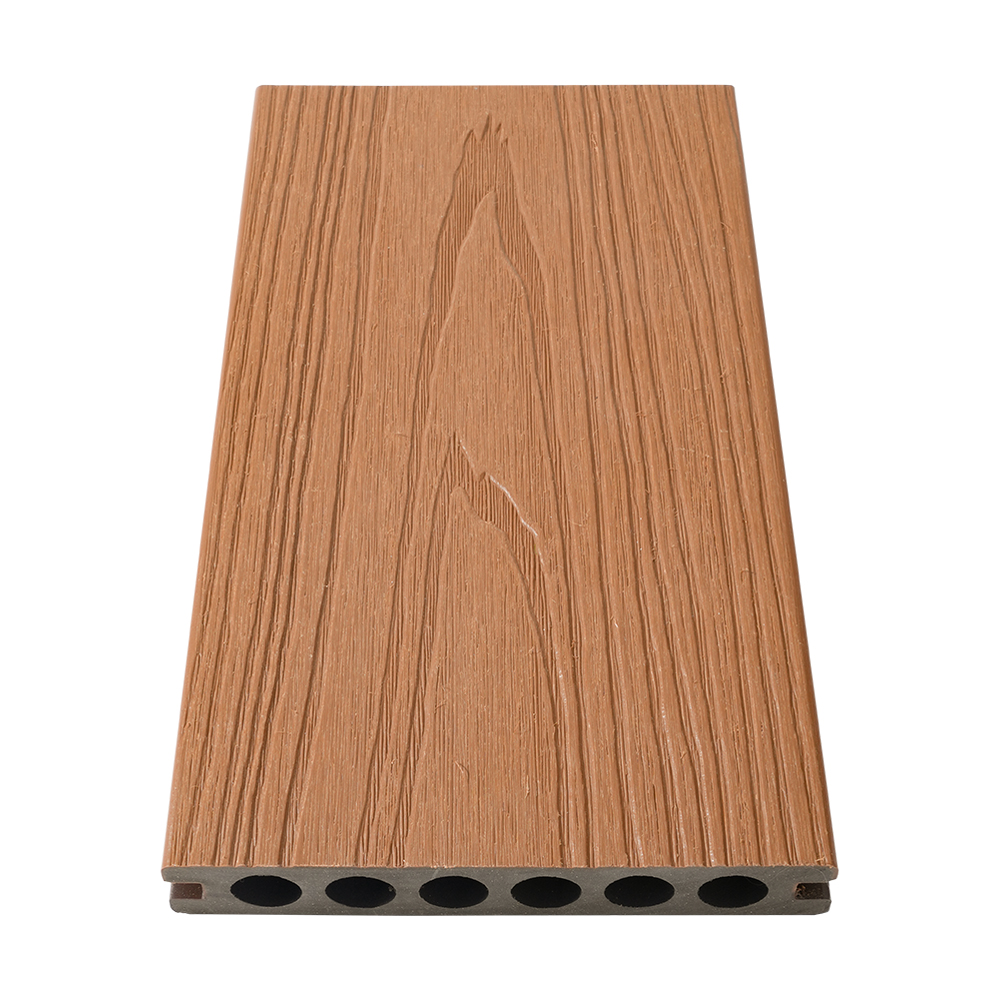Decking WPC Ekstrusi Bersama Enam Lubang