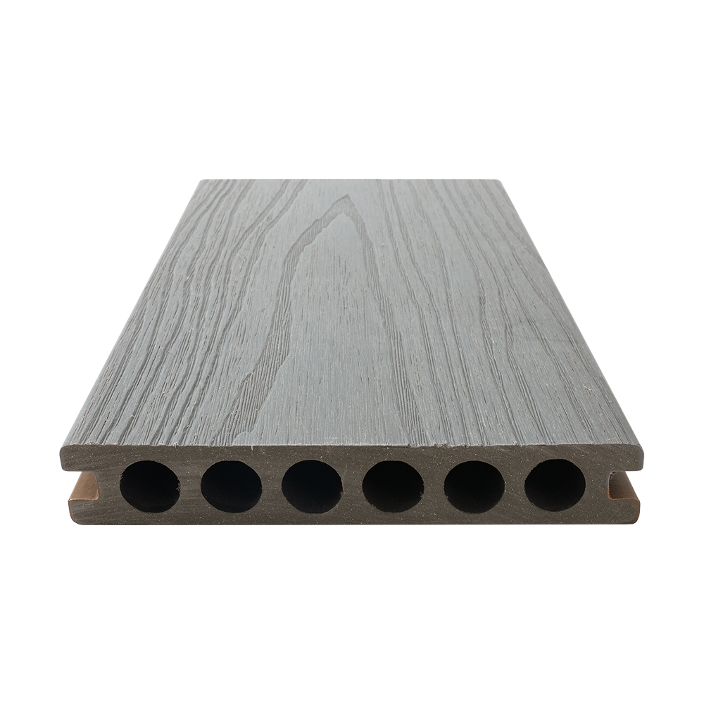 Decking WPC Ekstrusi Bersama Enam Lubang