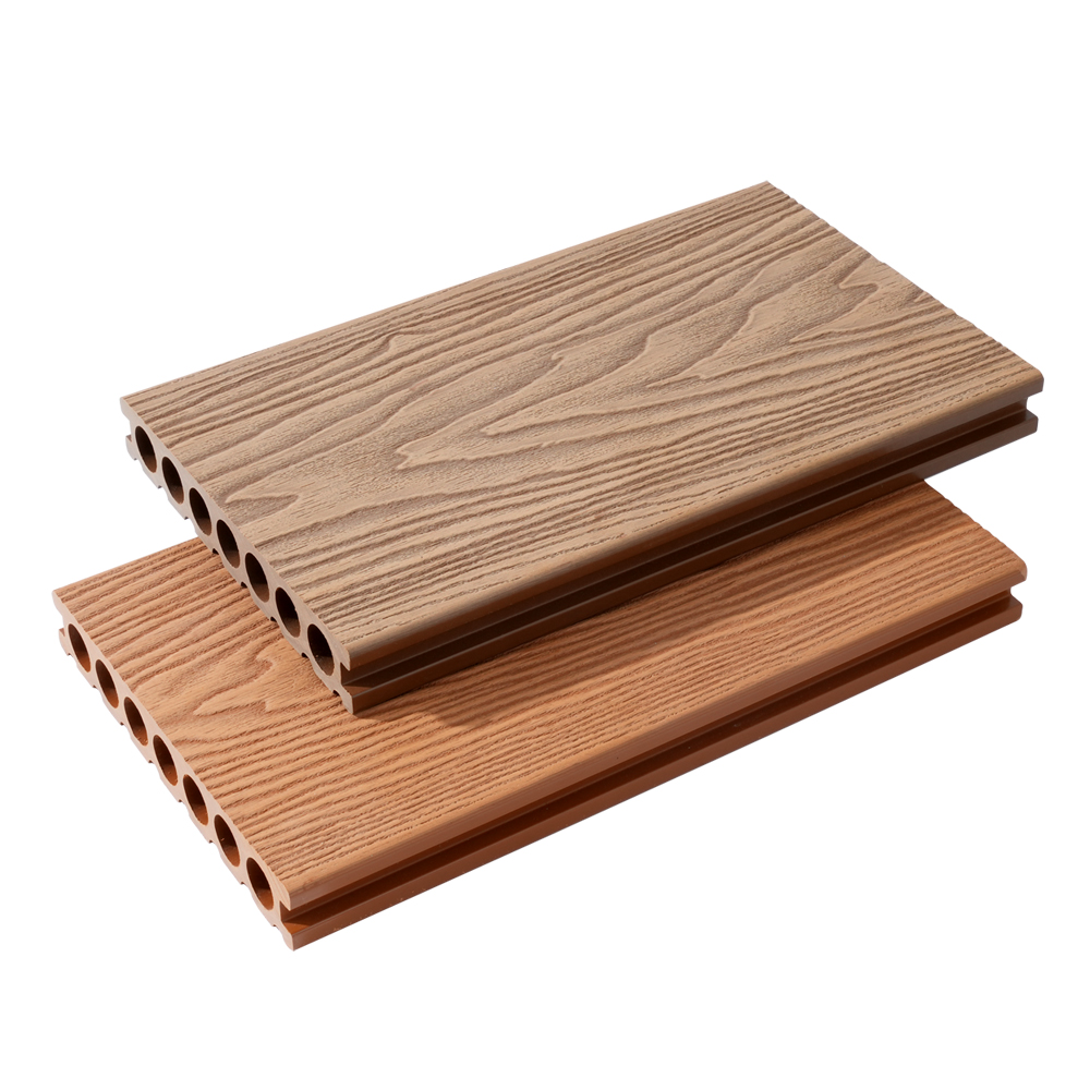 Decking Timbul 3D WPC Tujuh Lubang（Pola Naga）